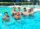 group of young adults in a pool